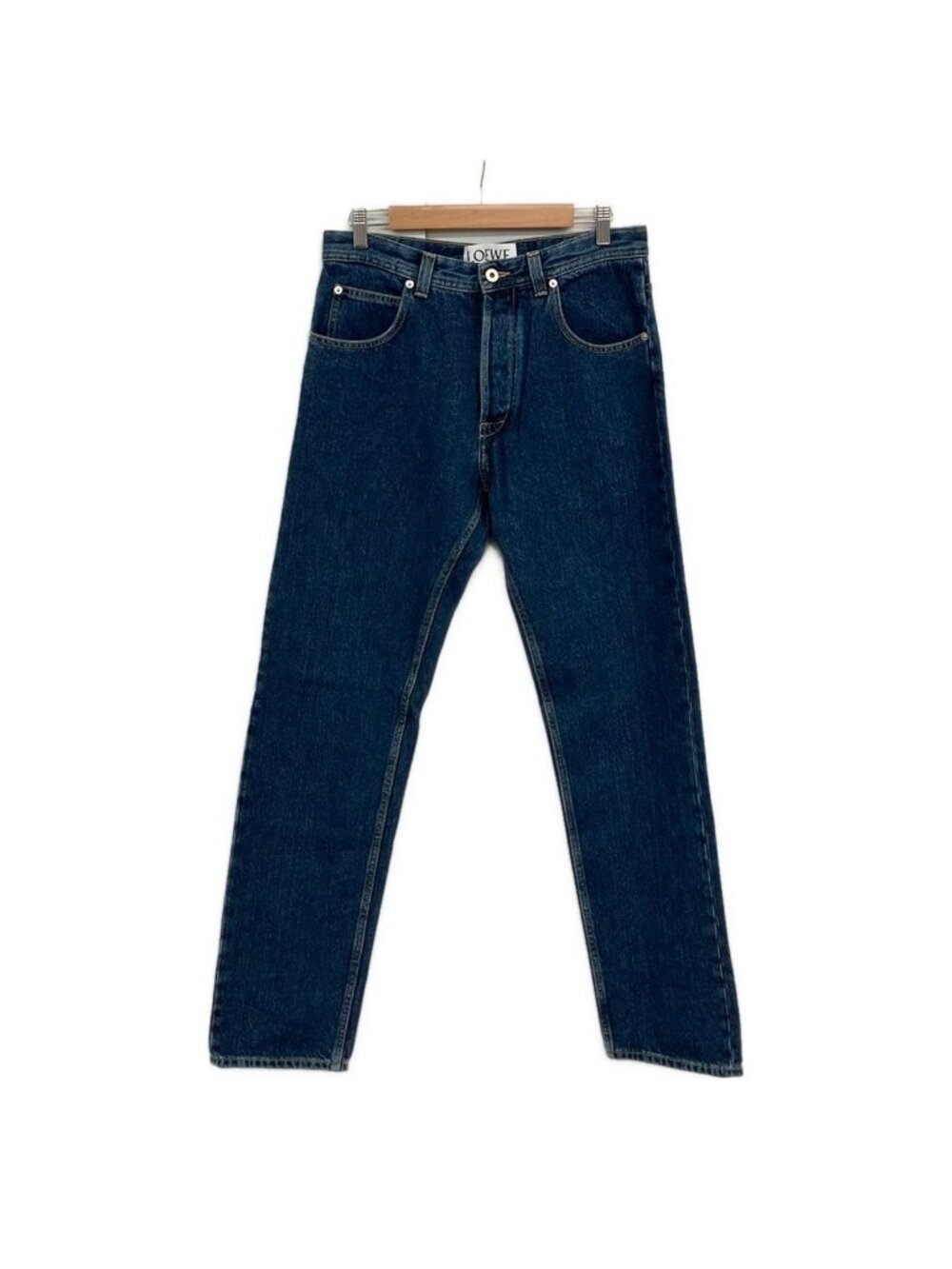 Loewe Jeans L Blue Full Length Button 48